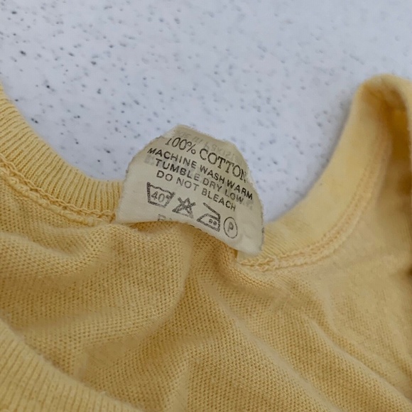 Vintage Hoosiers 1986 Movie Promo Basketball JerseyStyle HBO Tank Yellow Size XL - Picture 11 of 12